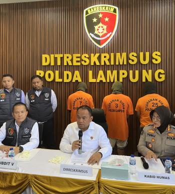 Polda Lampung Tangkap Tiga Admin Grup Facebook â€œGay Lampungâ€, Diduga Sebarkan Konten Asusila dan Pornografi