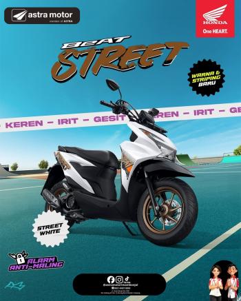Tampil Beda dan Lebih Aman: Astra Motor Imam Bonjol Hadirkan New Honda BeAT Street dengan Fitur Alarm Anti-Maling