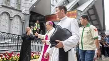 Turut Disaksikan Ulama di Palembang, Dubes Vatikan Resmikan Gereja Katedral ST Maria