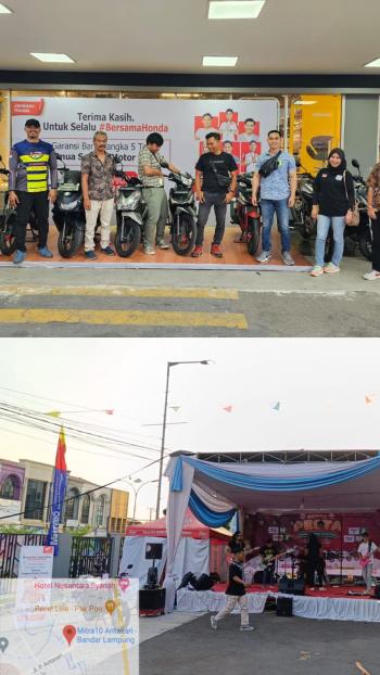 Usung Semangat Melangkah Bersama, TDM Tirtayasa Roadshow Honda Fiesta Akhir Tahun Mitra 10 Antasari 