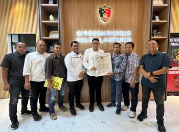 Audiensi dengan Polda, PUSKADA Kawal Kasus Honorer Fiktif Kota Metro