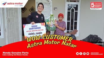 Astra Motor Natar Hadirkan Program WOW Customer dalam Rangka THR Lebaran Honda   