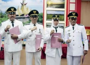 Bupati Lampung Selatan Radityo Egi Pratama Memberikan Penugasan Baru Kepada Camat Palas 