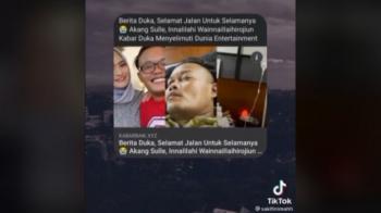 Pelawak Sule Meninggal Dunia, Benarkah? Cek Faktanya.
