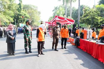 Dandim Bojonegoro Menghadiri Upacara Kesiapsiagaan Bencana