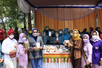 Ketua TP PKK Provinsi Lampung Lakukan Kunjungan Kerja Dan Pembinaan Organisasi Ke Kabupaten Pesawaran