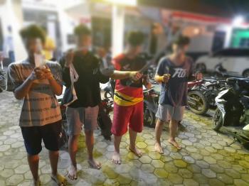 Polsek Kemiling Amankan Kelompok Motor  Hendak Tawuran 