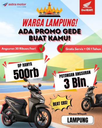 Astra Motor Natar Hadirkan Promo Spesial untuk Warga Lampung, DP Mulai 500 Ribuan