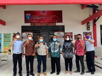 Beri Penguatan Tugas, Plt Kemenkumham Lampung Kunjungi Rupbasan Bandarlampung