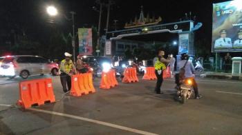 10 Titik Jalan Protokol Kota Bandarlampung Sudah Mulai Ditutup