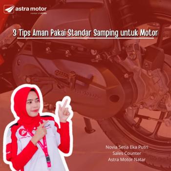 3 Tips Aman Pakai Standar Samping untuk Motor
