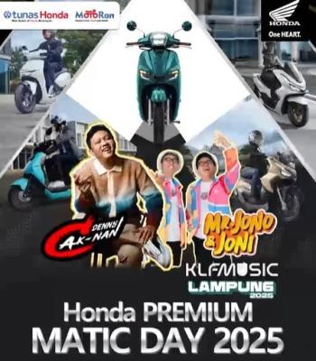 Meriahnya Honda Premium Matic Day 2025 Di Lampung : Musik, Motor dan Hiburan Spesial 