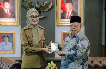 Wagub Jihan Terima FKUB Lampung, Bahas Penguatan Moderasi Beragama