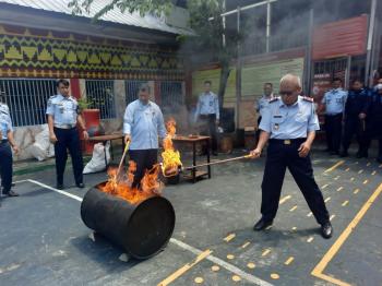 Kadivpas Kemenkumham Lampung Beri Penguatan Petugas Lapas Kotabumi