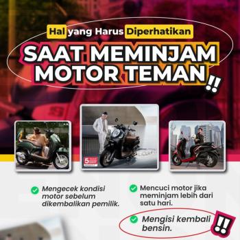 Perhatikan 7 Hal Ini Saat Meminjam Kendaraan Pada Orang Lain 