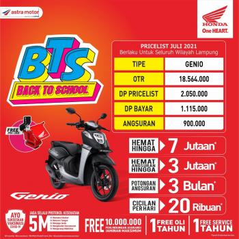 Promo Khusus Pembelian Honda Genio di Astra Motor Imam Bonjol