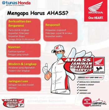 Yuk Service Motormu di AHASS NSS Kedaton Aja