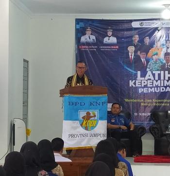 Siapkan Generasi Muda dalam Indonesia Emas 2045,Sekdaprov Fahrizal Buka Latihan Kepemimpinan PemudaÂ 