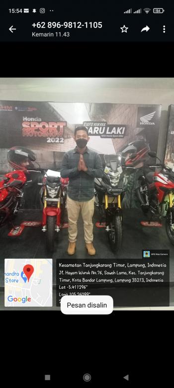 NSS Kedaton Kembali Mengadakan Pameran Honda di Booth Mal Chandra Tanjung KarangÂ 