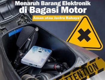 Mitos atau Fakta, Simpan HP di Bawah Jok Motor Bisa Meledak?