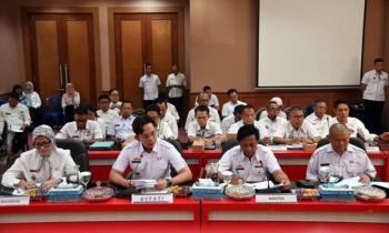 Pemkab Lampung Selatan Ikuti Rakor Program Pemberantasan Korupsi Melalui MCP Dengan KPK