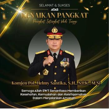 Helmy Santika Sandang Bintang Tiga, Rekam Jejaknya Sarat Kasus Besar   