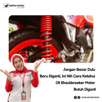 Jangan Bocor Dulu Baru Diganti, Ini Nih Cara Ketahui Oli Shockbreaker Motor Butuh Diganti