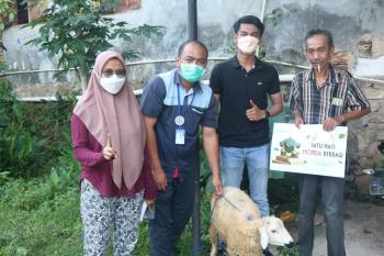 Berbagi Kebahagiaan, TDM Salurkan Delapan Hewan Kurban ke Masyarakat