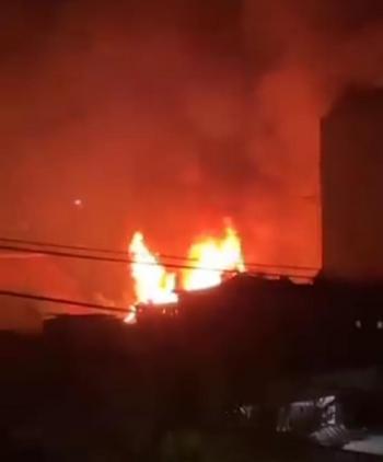 Satu Unit Rumah Di Bandar Lampung Ludes Terbakar