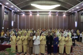 Riana Sari Arinal Buka Rapat koordinasi GOPTKI seluruh Kabupaten/kota se Provinsi Lampung