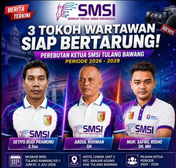 Tiga Gajah Siap Berebut Jadi Ketua Organisasi Owner SMSI Tulang Bawang