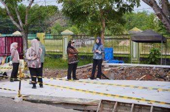 Walikota Bandar Lampung Tinjau Perbaikan Infrastruktur, Ini Daftar Jalan di yang Sedang Diperbaiki 