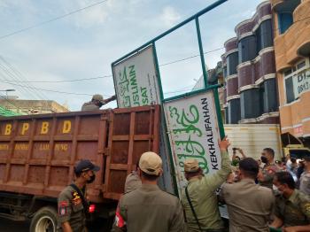 Kapolresta Jelaskan Pembongkaran Plang Kantor Khilafatul Muslimin