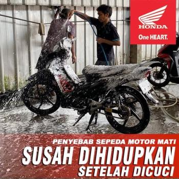 Motor Mogok Sehabis di Cuci, Bisa Jadi Ini Penyebabnya   