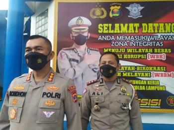 Antisipasi Kejahatan Travel Gelap, Ratusan Kendaraan Ditilang di LampungÂ 