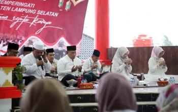 Doa Bersama Sambut HUT Ke-66 Kabupaten Lampung Selatan
