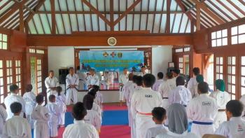 Pengurus Provinsi Persaudaraan Shorinji Kempo Indonesia (PERKEMI) Lampung Menggelar Ujian Kenaikan Tingkat