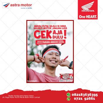 Gratis Cek Motor, Astra Motor Natar Beri Penawaran Spesial Merdeka Bersama Ahass