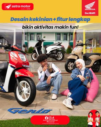 Tampil Trendi, Astra Motor Imam Bonjol Perkenalkan Honda Genio untuk Generasi Eksis