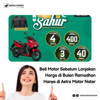 Beli Motor Sebelum Lonjakan Harga di Bulan Ramadhan Hanya di Astra Motor Natar