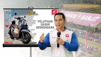 Semangat Tuntut ilmu, SMK Negeri 1 Banjit Ikut Webinar Safety Riding Honda