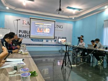 Lembaga Survey Disway Research and Developmen dan RLMG Merilis Survey, Pasangan Cagub Lampung Mirza - Jihan Lebih Unggul  
