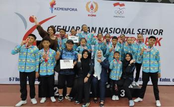 Pesenam Aerobik Lampung Borong 10 Medali di Kejurnas Marshall Cup 2025