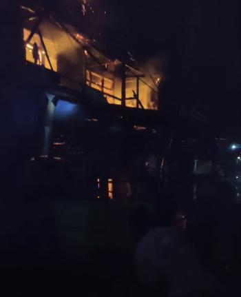 Seorang Warga Tewas Tersetrum Saat Kebakaran di Bumi Waras Bandar Lampung