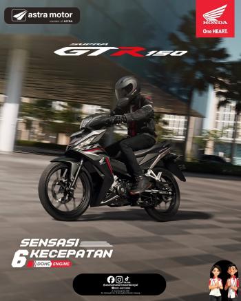 Honda Supra GTR 150: Sensasi Motor Sport dalam Balutan Bebek, Kini Hadir di Astra Motor Imam Bonjol