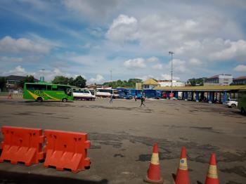 4,219 Pemudik Tercatat Datang dan Pergi Dari Terminal Rajabasa