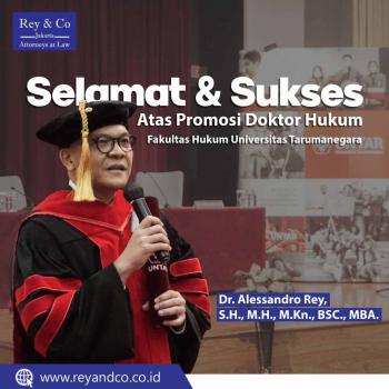 Alumni FH Usahid, Alessandro Rey Nearson Raih Gelar Doktor Hukum dengan Judicium Summa Cumlaude (IPK 4.00)Â 