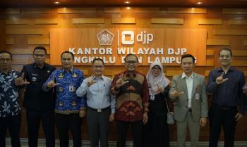 Bahas DBH hingga PBB, DJP dan Pemprov Lampung Perkuat Koordinasi
