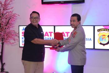 Wakapolda Lampung Kunjungi JAK TV, Ini Merupakan Langkah Awal Sinergi