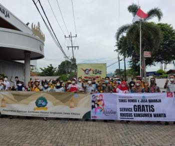 Hari Kartini, TDM Berikan Service Gratis Untuk 50 Driver Ojesa